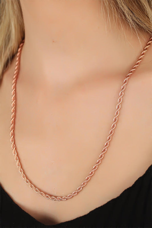 Stylish New Season Women's Bronze Chain Necklace