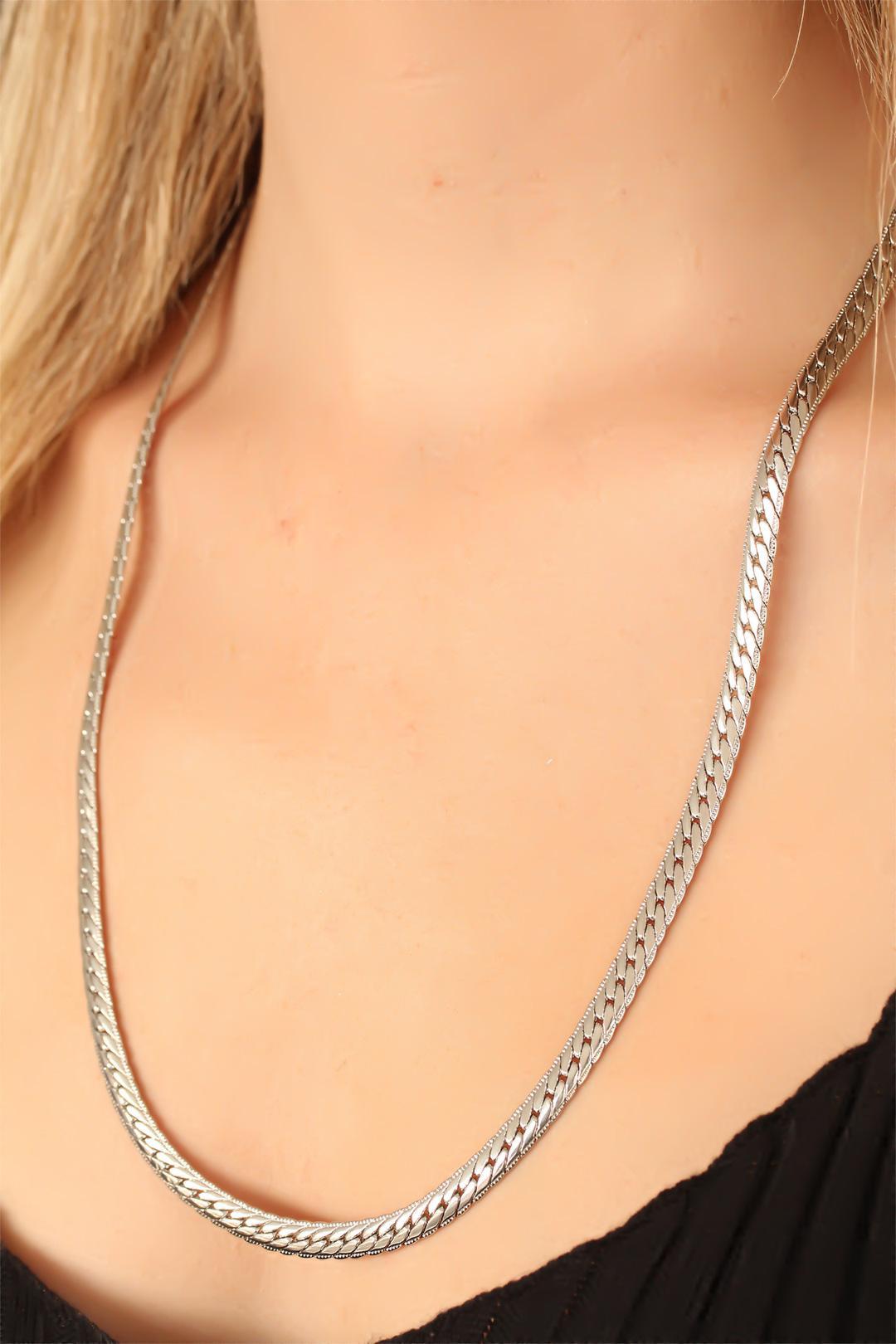 New Season Silver-Plated Chain Necklace for Women