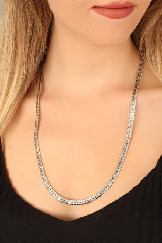 New Season Silver-Plated Chain Necklace for Women