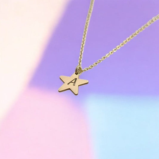 Charming Silver Star Necklace for Girls - Adorable Children's Silver Jewelry, Stylish Designs for Little Girls