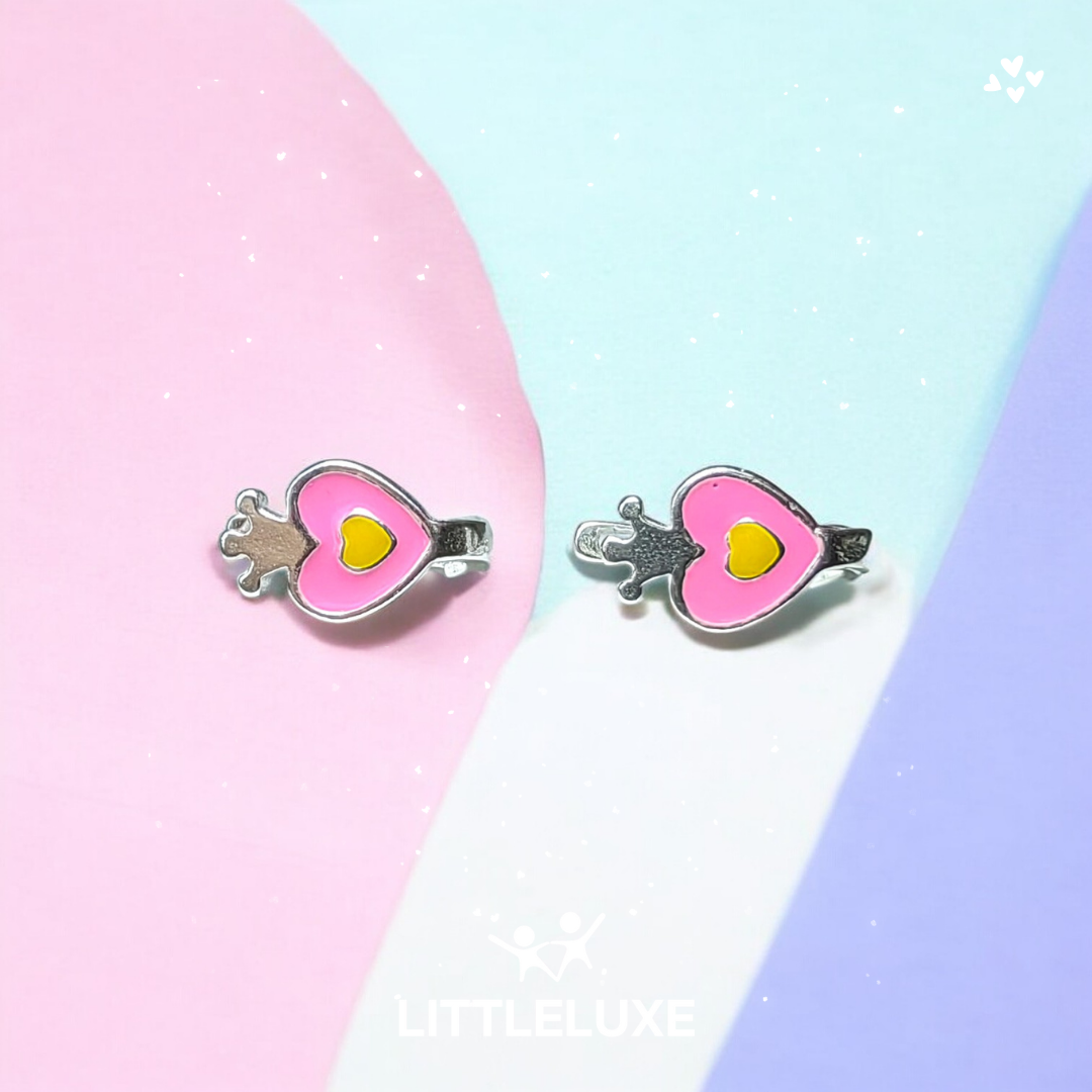 Adorable Silver Earrings for Your Little Princess - Perfect Gift for Girls