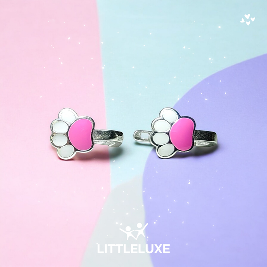 Adorable Silver Earrings for My Little Girl Who Loves Her Furry Friends