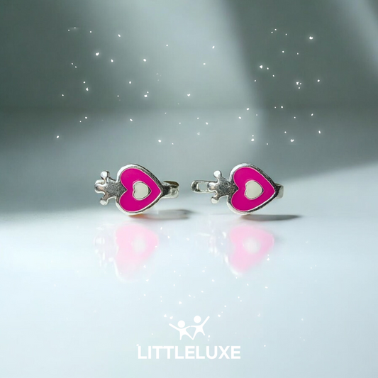 Adorable Silver Earrings for Your Little Princess - Perfect Gift for Girls