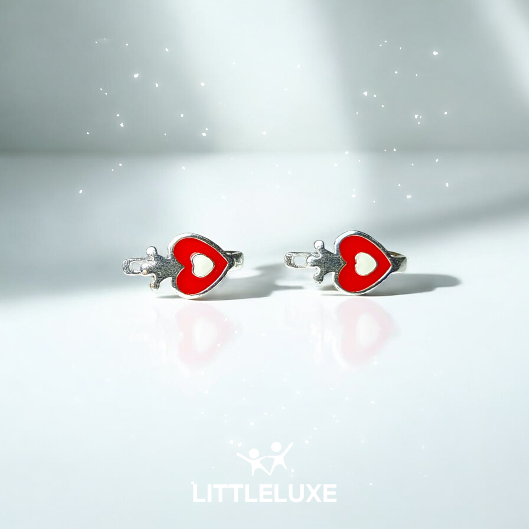 Adorable Silver Earrings for Your Little Princess - Perfect Gift for Girls