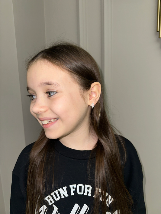 My Most Precious Jewel: Silver Earrings for Girls - A Perfect Gift for Your Daughter