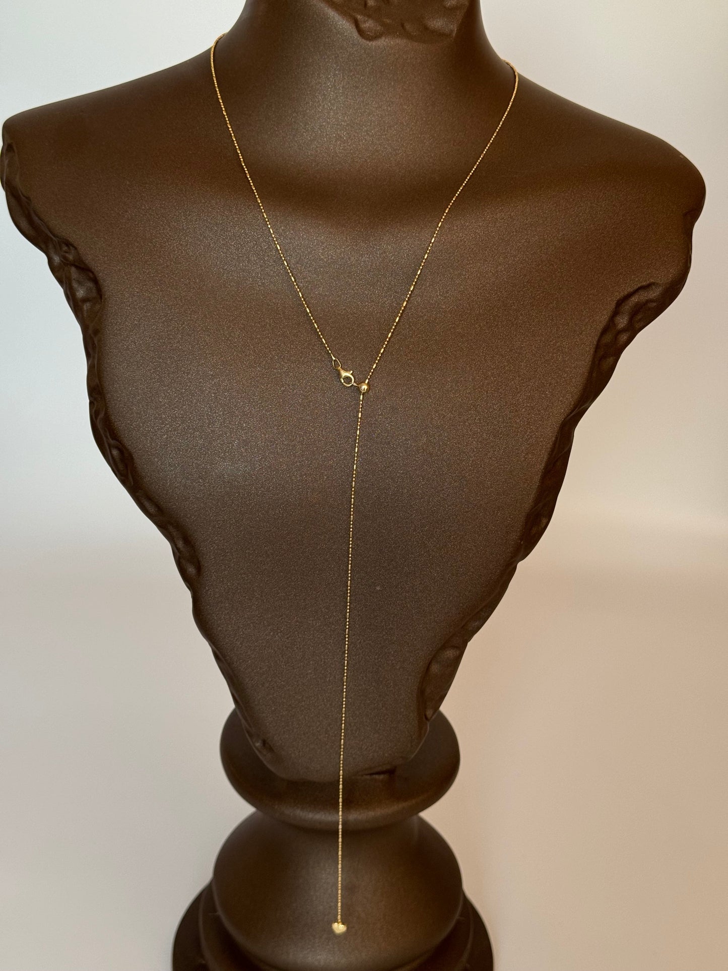 Adjustable Gold Necklace with 925 Silver Heart Detail - Perfect for Everyday Elegance