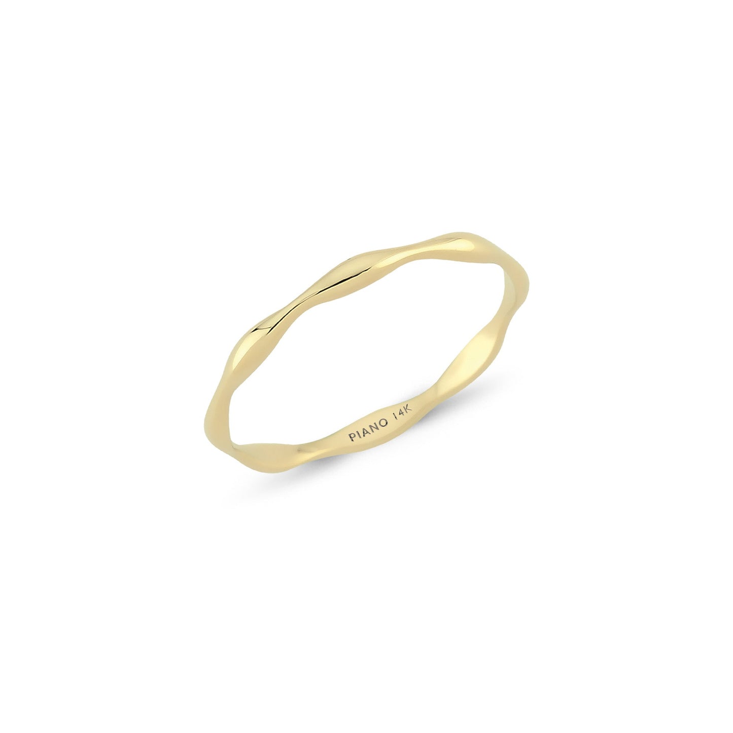 Bone Form Gold Ring - Elegant and Unique Jewelry Piece