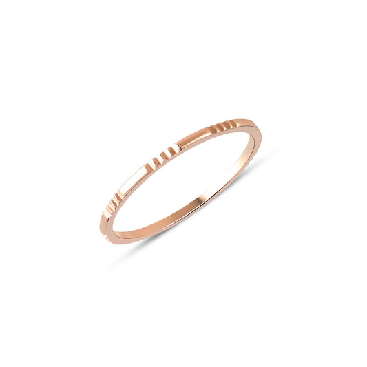 Stunning Gold Stacked Link Ring - Unique Design for Effortless Style