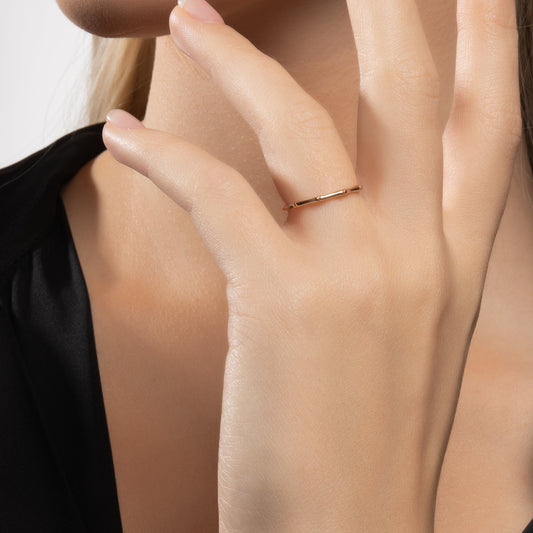 Statement Gold Bone Shaped Ring