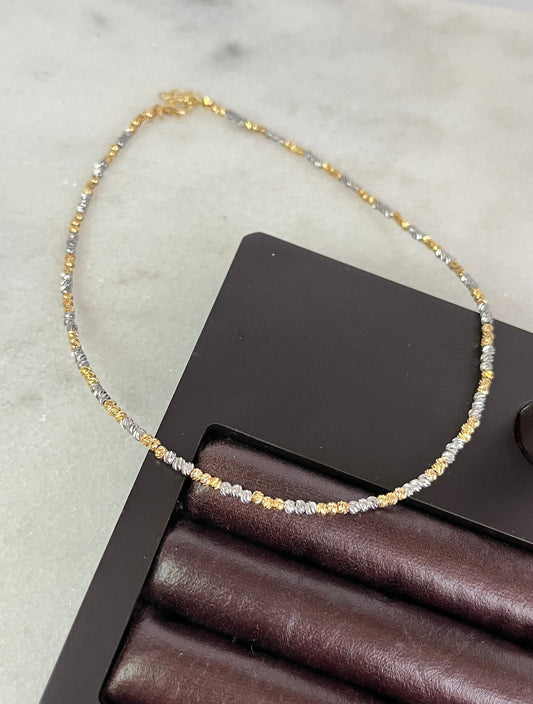 Stunning Two-Tone Gold-Plated Dorika Necklace