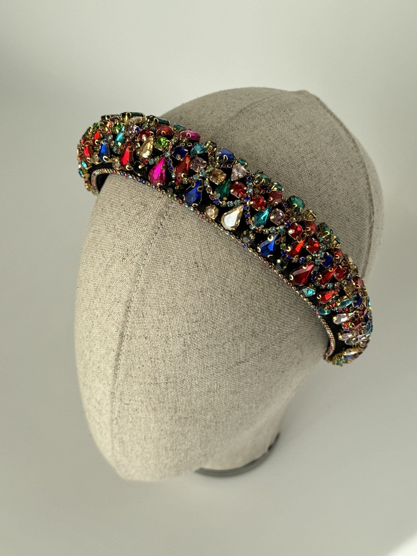 Imported Colorful Gemstone Crown with Unique Bumps – AFITAP