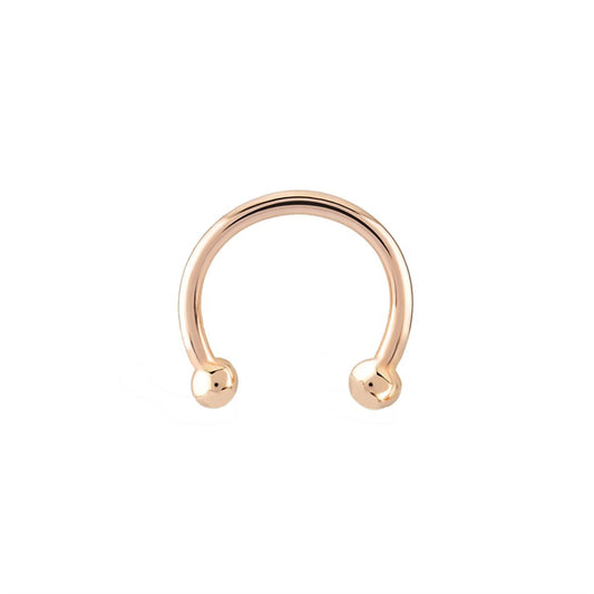 Gold Clustered Compression Hoop Earcuff – Stylish and Unique Ear Jewelry