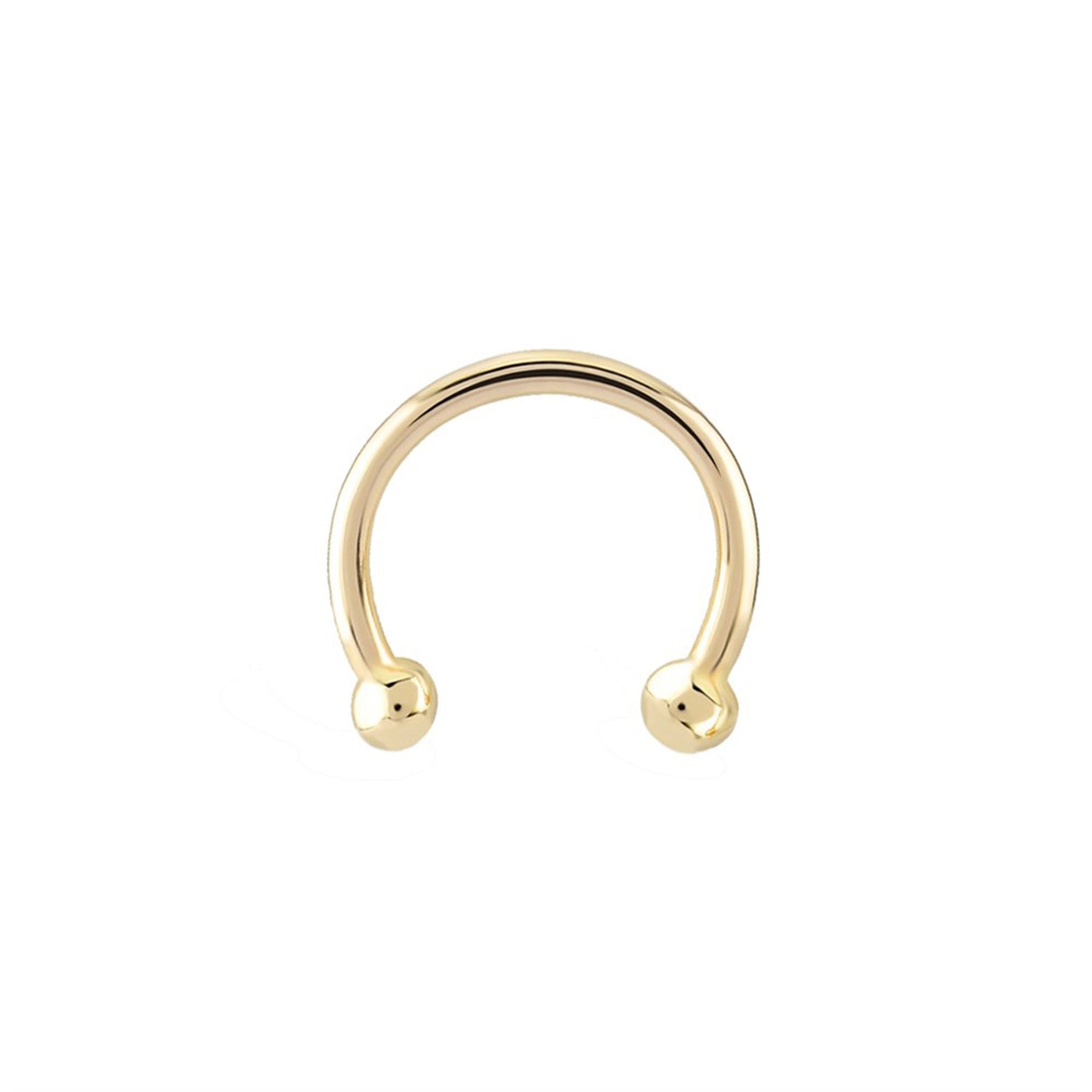 Gold Clustered Compression Hoop Earcuff – Stylish and Unique Ear Jewelry