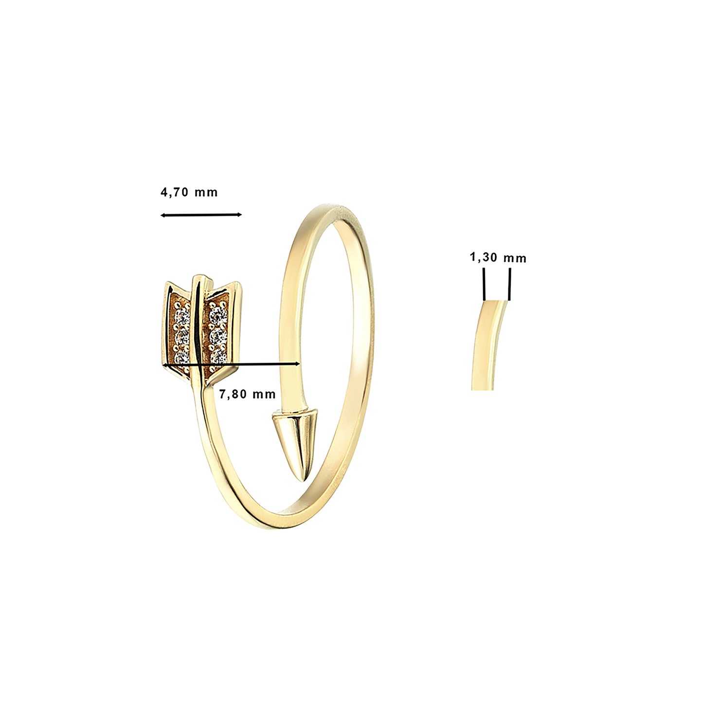 Cabaret Ok Gold Ring – Elegant and Stylish Jewelry Piece