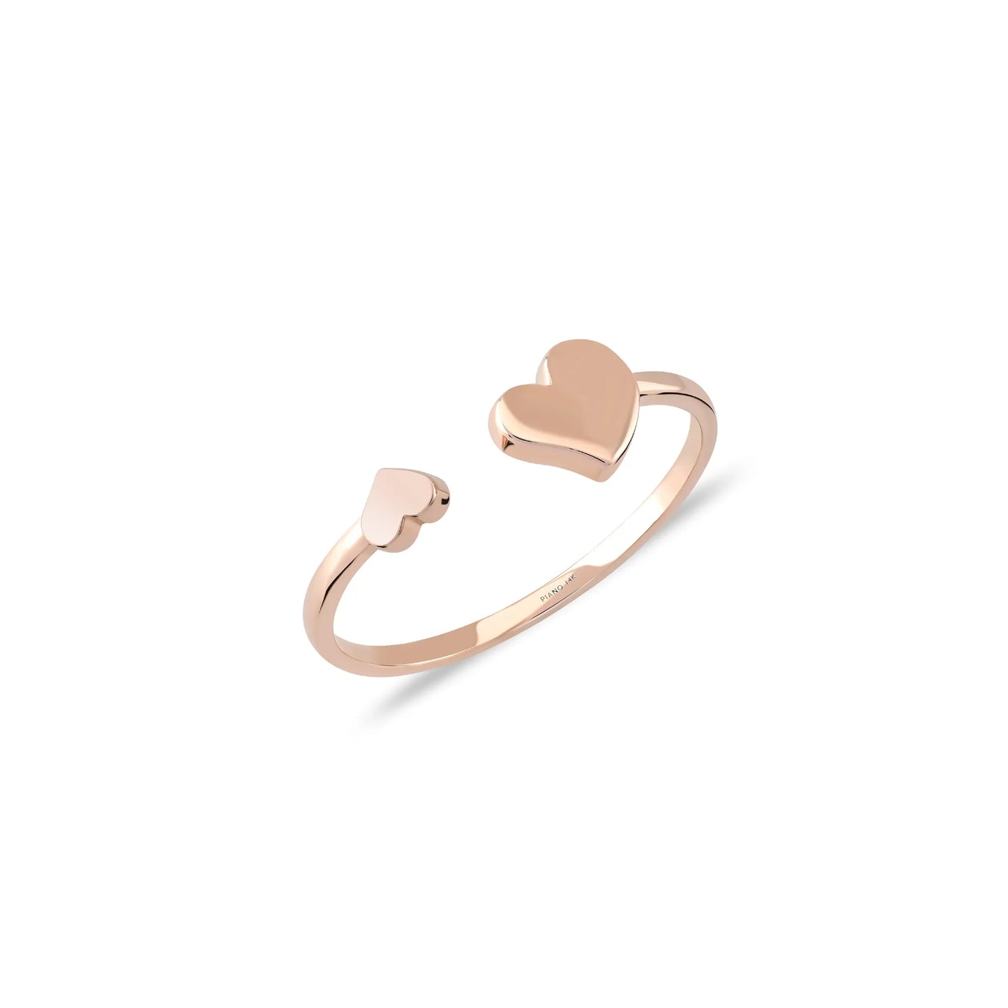 Charming Gold Heart Ring - Cabaret Mini Design