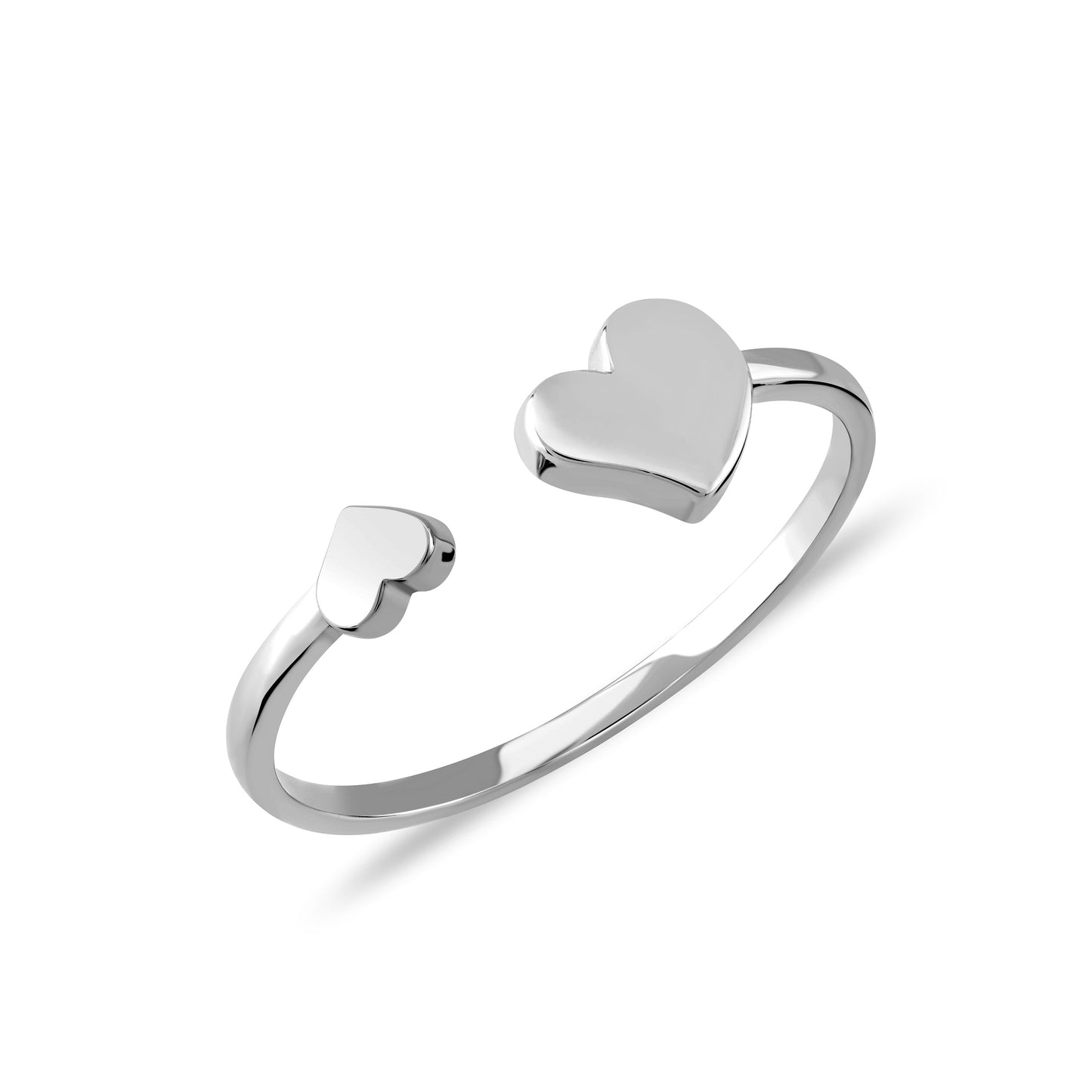 Charming Gold Heart Ring - Cabaret Mini Design