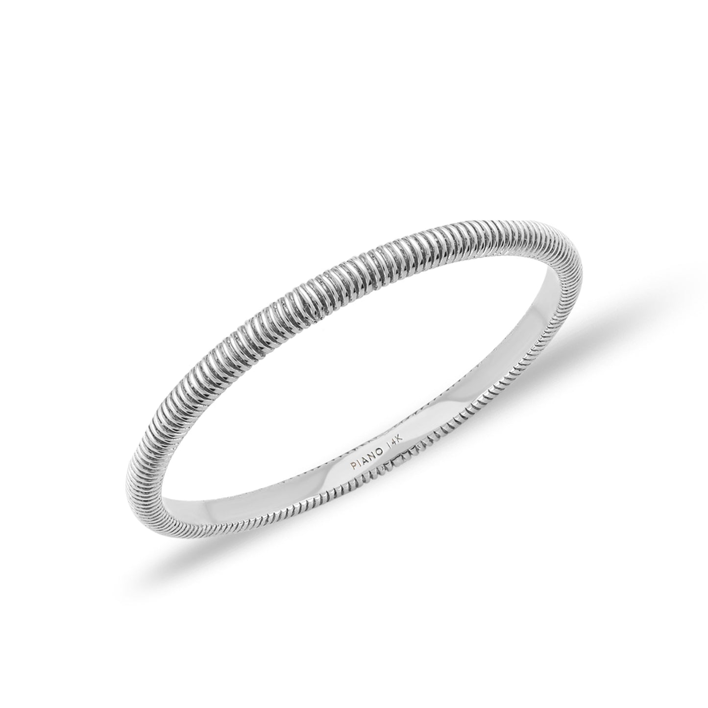 Elegant Andante Thin Spiral Gold Ring - Timeless Beauty for Every Occasion