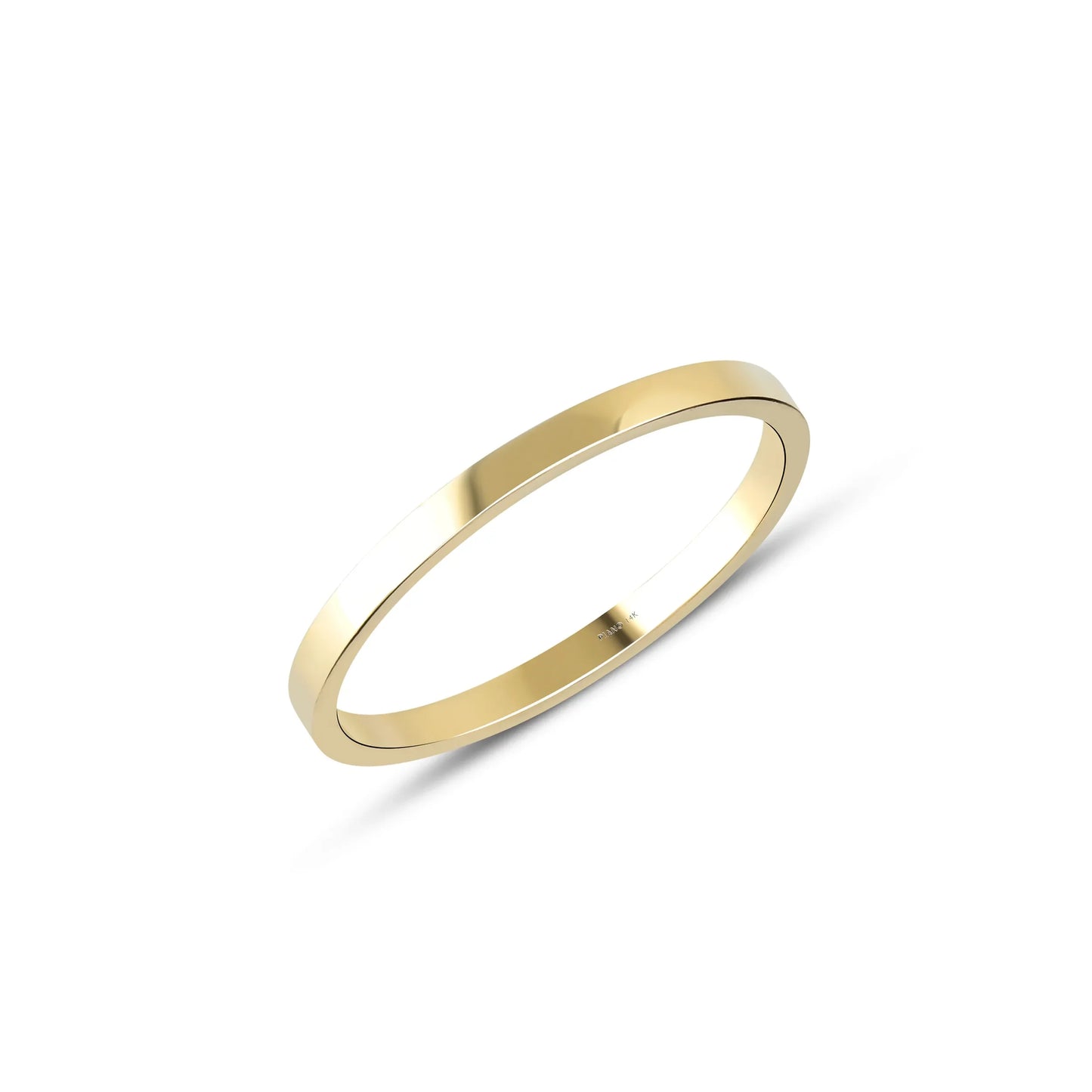 Stylish Geometric Gold Ring with Edgy Design