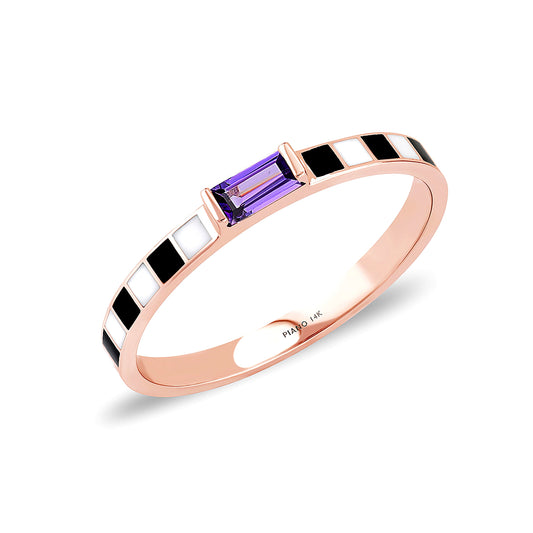 Rhythm Dolce Horizontal Gold Ring – Elegant and Stylish Jewelry