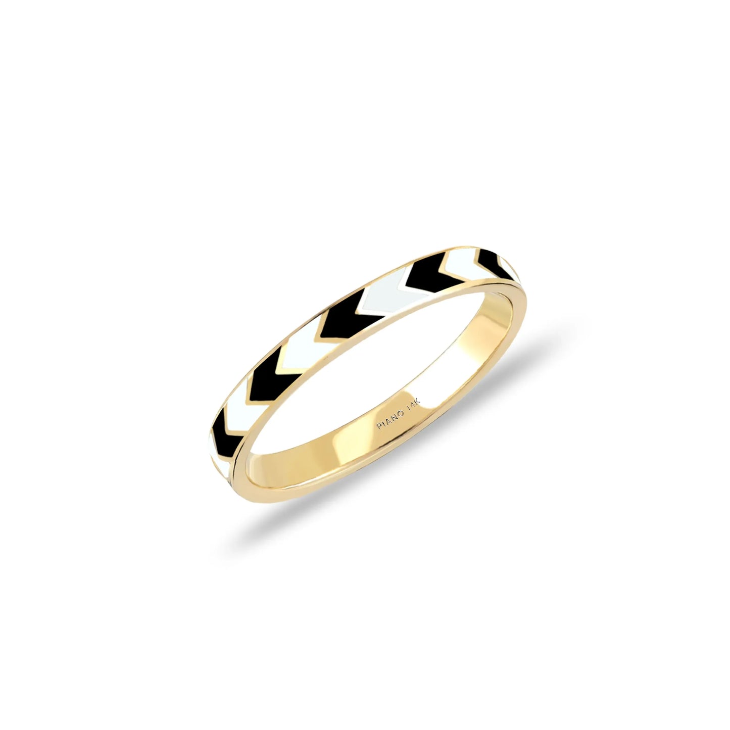 Rhythm Way Elegant Gold Ring - Mineli Design