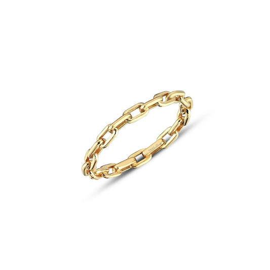 Stunning Gold Chain Ring – Elegant Fashion Statement Jewelry