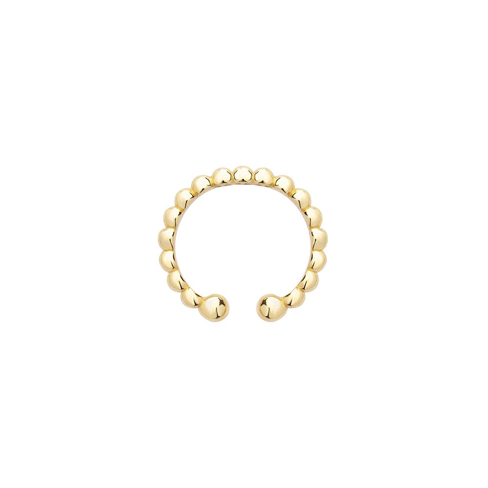 Gold Top-Top Compression Hoop Earcuff – Stylish and Chic Accessory