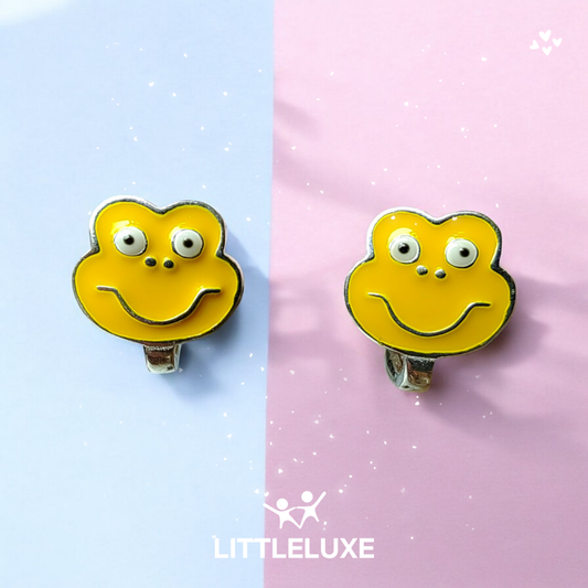 Adorable Silver Frog Earrings for My Energetic Little Girl